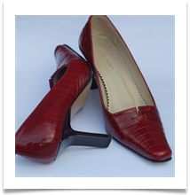 1-2 of a kind RED shoes - Peter Birmingham